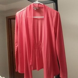 XS Dana Buchman coral colored top